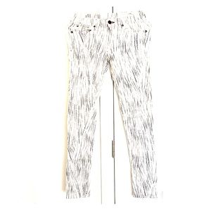 Rag & Bone Printed Denim Legging